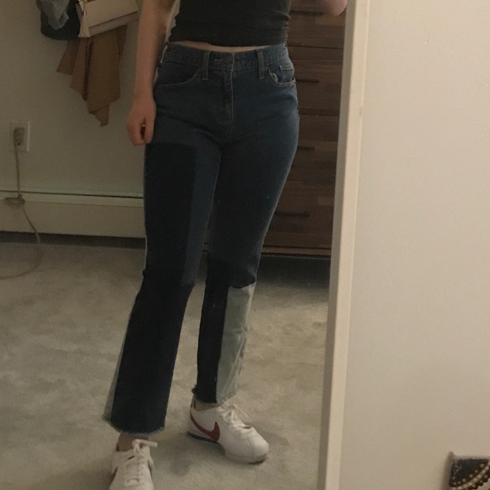 Cute Patchwork Jeans